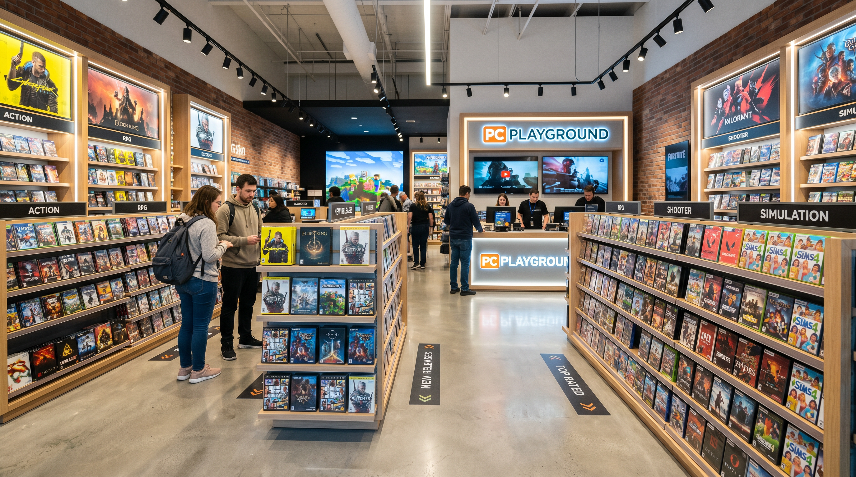 Interior de la tienda Mervaku